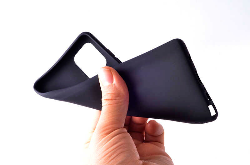 Galaxy A91 (S10 Lite) Kılıf Zore Premier Silikon Kapak Siyah