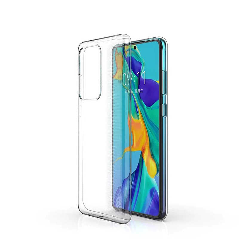 Galaxy A91 (S10 Lite) Kılıf Zore Süper Silikon Kapak Renksiz