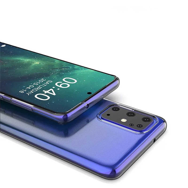 Galaxy A91 (S10 Lite) Kılıf Zore Süper Silikon Kapak Renksiz