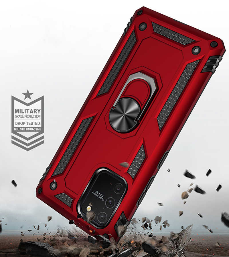 Galaxy A91 (S10 Lite) Kılıf Zore Vega Kapak Rose Gold