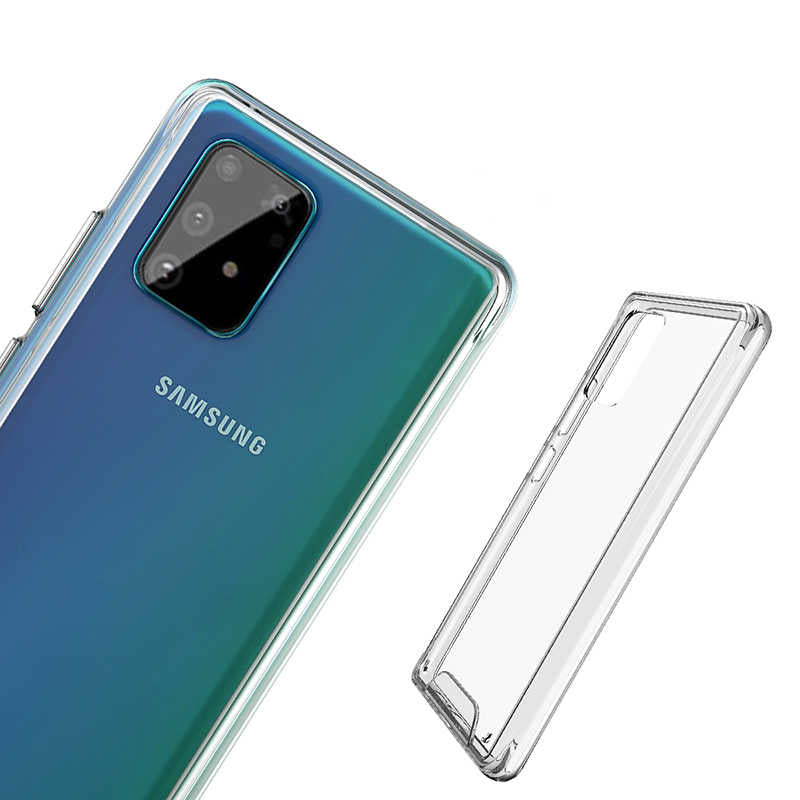 Galaxy A91 (S10 Lite) Zore Gard Silikon Renksiz