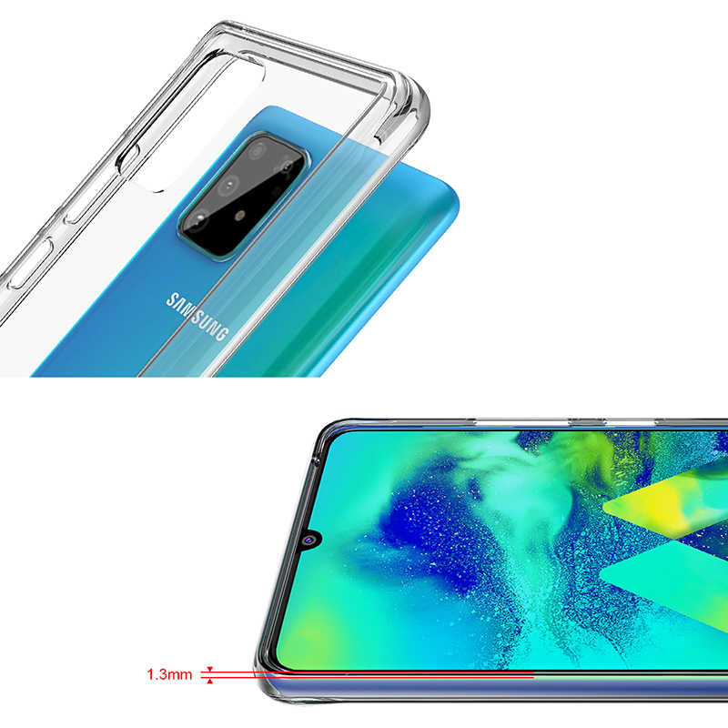Galaxy A91 (S10 Lite) Zore Gard Silikon Renksiz