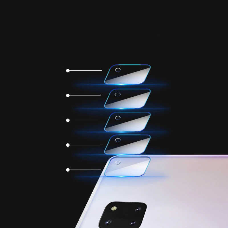 Galaxy A91 (S10 Lite) Zore Nano Kamera Koruyucu Renksiz