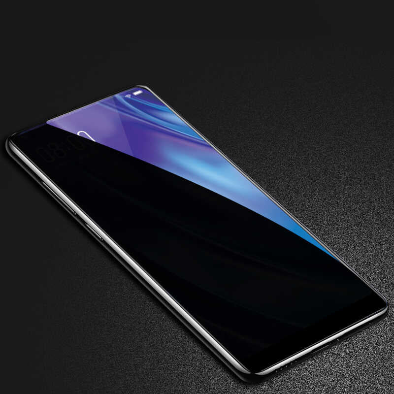Xiaomi Mi 9T Zore New 5D Privacy Temperli Ekran Koruyucu Siyah