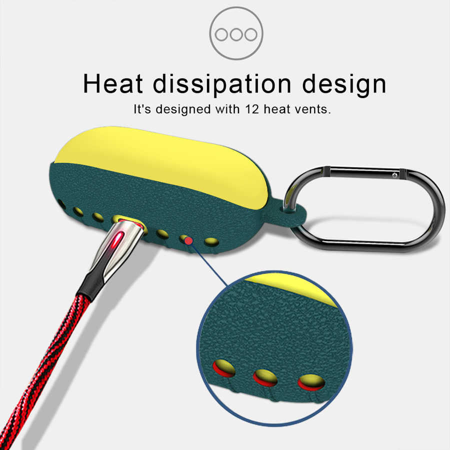 Galaxy Buds Kılıf Zore Airbag 07 Silikon Pembe