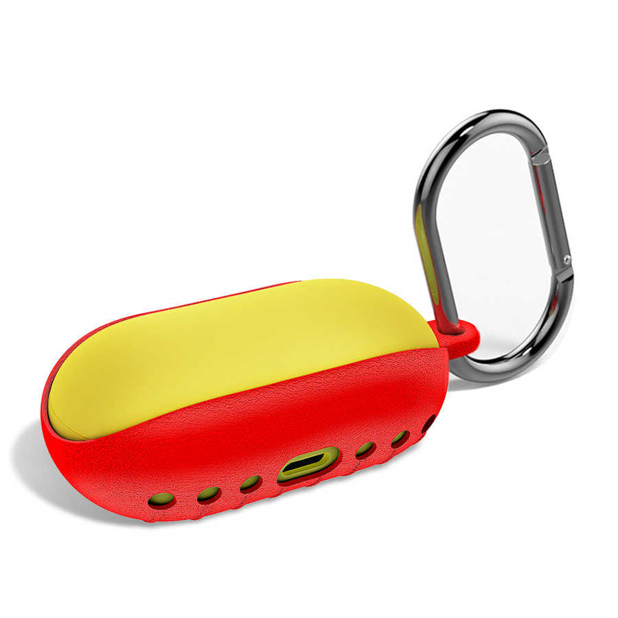 Galaxy Buds Kılıf Zore Airbag 07 Silikon Kırmızı