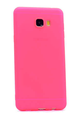 Galaxy C5 Kılıf Zore Premier Silikon Kapak Pembe