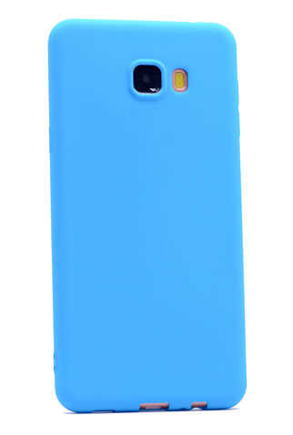 Galaxy C5 Kılıf Zore Premier Silikon Kapak Mavi