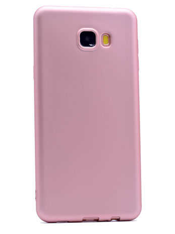 Galaxy C5 Kılıf Zore Premier Silikon Kapak Rose Gold