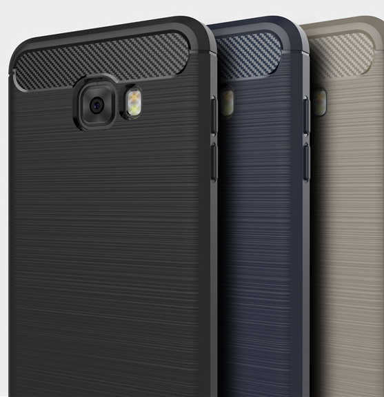 Galaxy C5 Pro Kılıf Zore Room Silikon Kapak Siyah