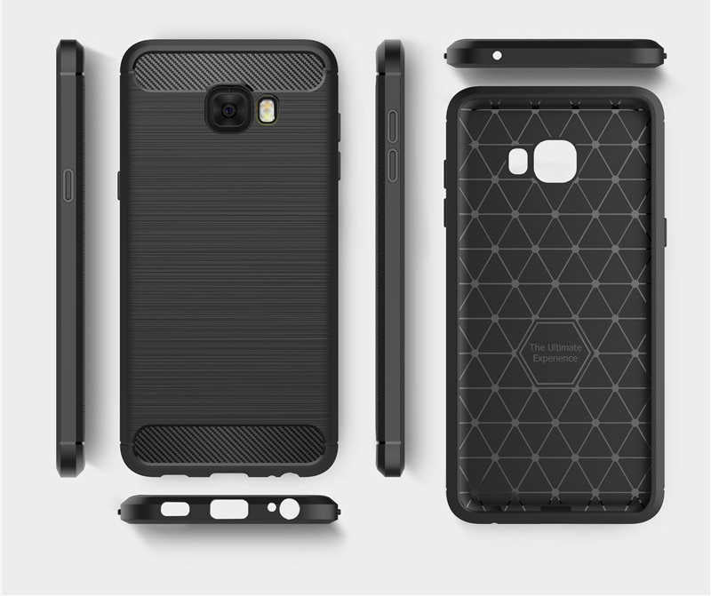 Galaxy C5 Pro Kılıf Zore Room Silikon Kapak Siyah