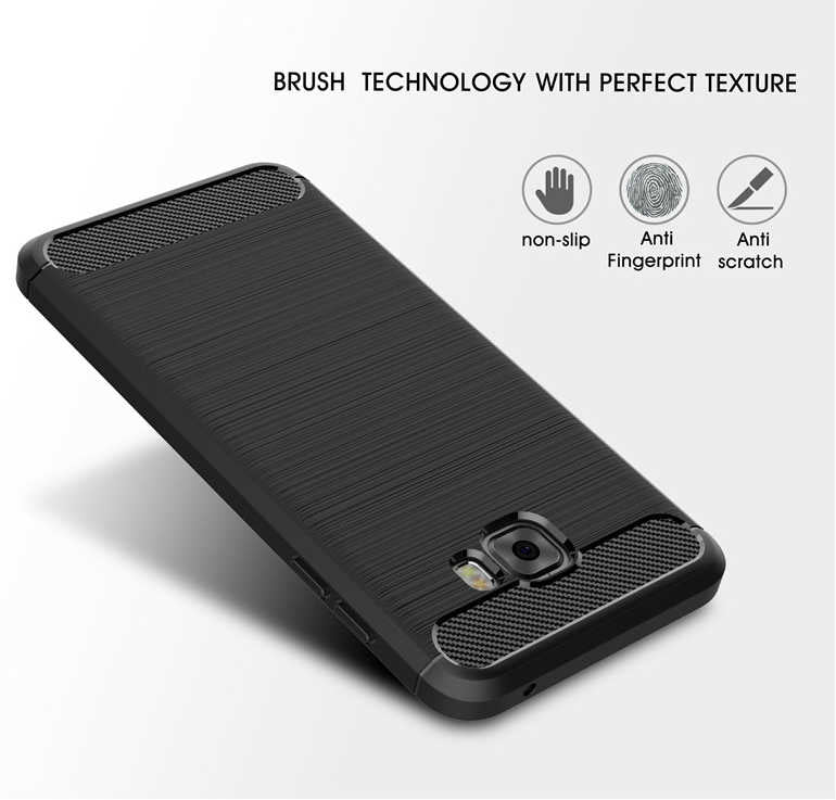 Galaxy C5 Pro Kılıf Zore Room Silikon Kapak Lacivert