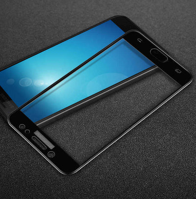 Galaxy C7 Pro Zore Ekranı Tam Kaplayan Düz Cam Koruyucu