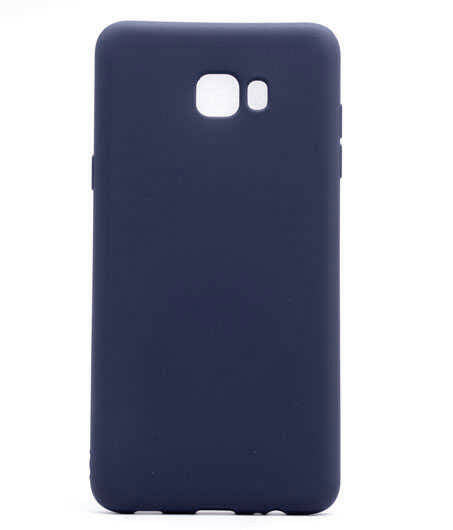 Galaxy C7 Pro Kılıf Zore Premier Silikon Kapak Lacivert
