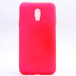 Galaxy C8 Kılıf Zore Premier Silikon Kapak Pembe