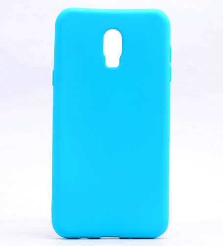 Galaxy C8 Kılıf Zore Premier Silikon Kapak Turkuaz