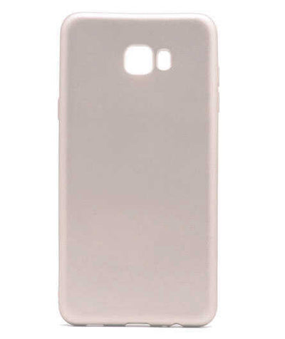 Galaxy C9 Pro Kılıf Zore Premier Silikon Kapak Gold