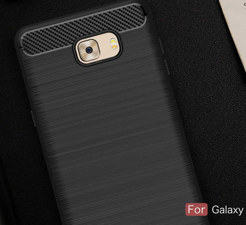 Galaxy C9 Pro Kılıf Zore Room Silikon Kapak Gri