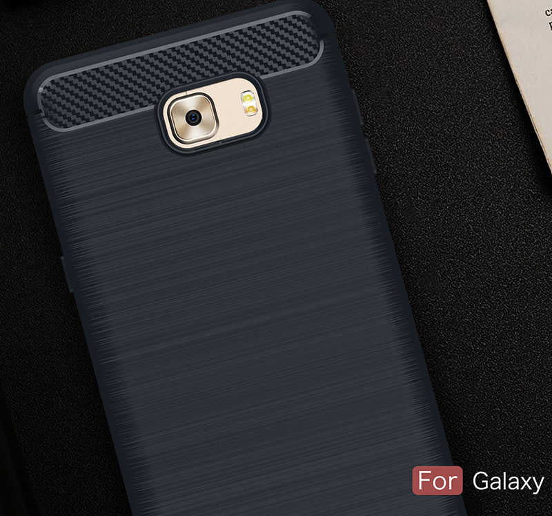 Galaxy C9 Pro Kılıf Zore Room Silikon Kapak Gri