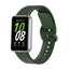 Galaxy Fit 3 Silikon Kordon Zore KRD-110 Strap Kayış Koyu Yeşil