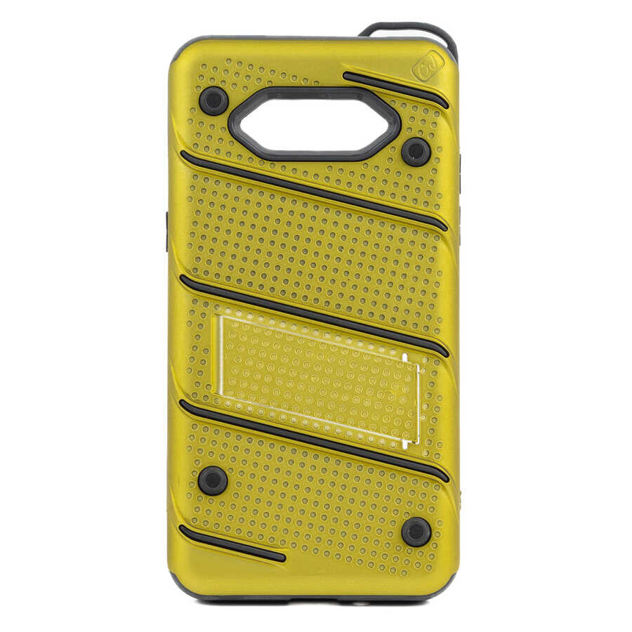 Galaxy Grand Prime G530 Kılıf Zore İron Kapak Yeşil