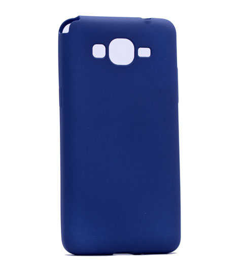 Galaxy Grand Prime G530 Kılıf Zore Premier Silikon Kapak Lacivert