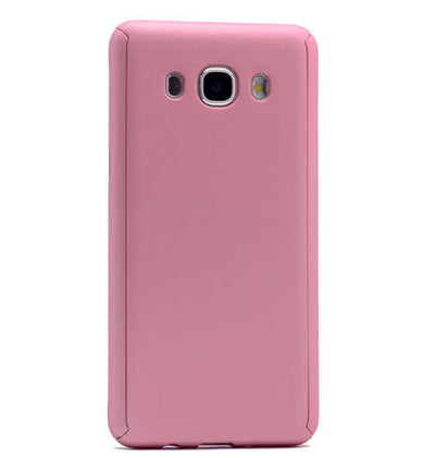 Galaxy J2 Prime Kılıf Zore 360 3 Parçalı Rubber Kapak Rose Gold
