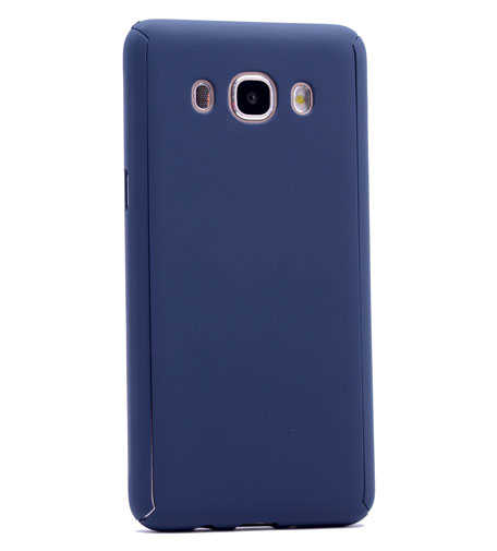 Galaxy J2 Prime Kılıf Zore 360 3 Parçalı Rubber Kapak Lacivert