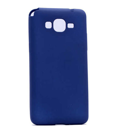 Galaxy J2 Prime Kılıf Zore Premier Silikon Kapak Lacivert