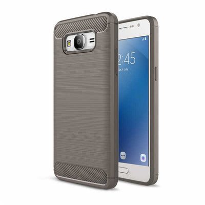 Galaxy J2 Prime Kılıf Zore Room Silikon Kapak Gri