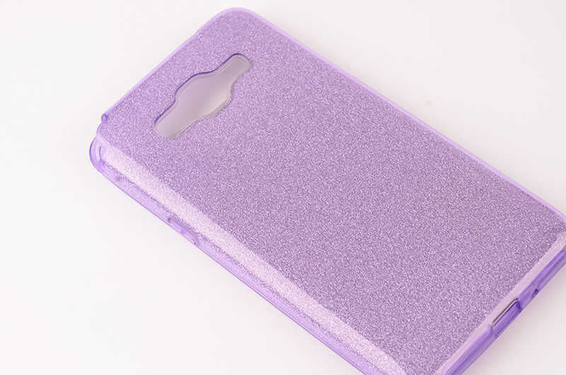 Galaxy J2 Prime Kılıf Zore Shining Silikon Mor