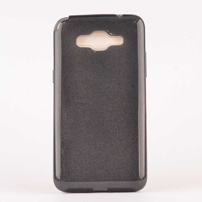 Galaxy J2 Prime Kılıf Zore Shining Silikon Siyah