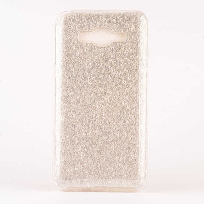 Galaxy J2 Prime Kılıf Zore Shining Silikon Gümüş