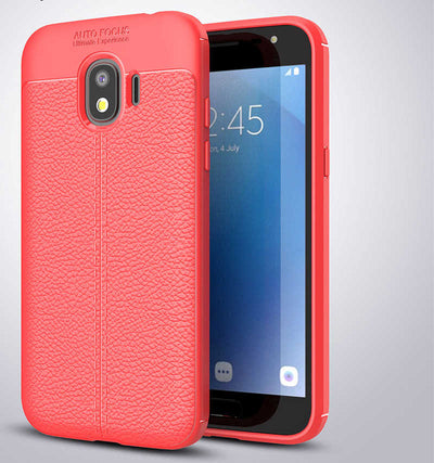 Galaxy J2 Pro 2018 Kılıf Zore Niss Silikon Kapak Kırmızı