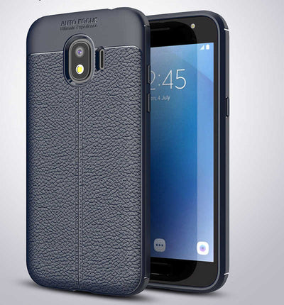 Galaxy J2 Pro 2018 Kılıf Zore Niss Silikon Kapak Lacivert