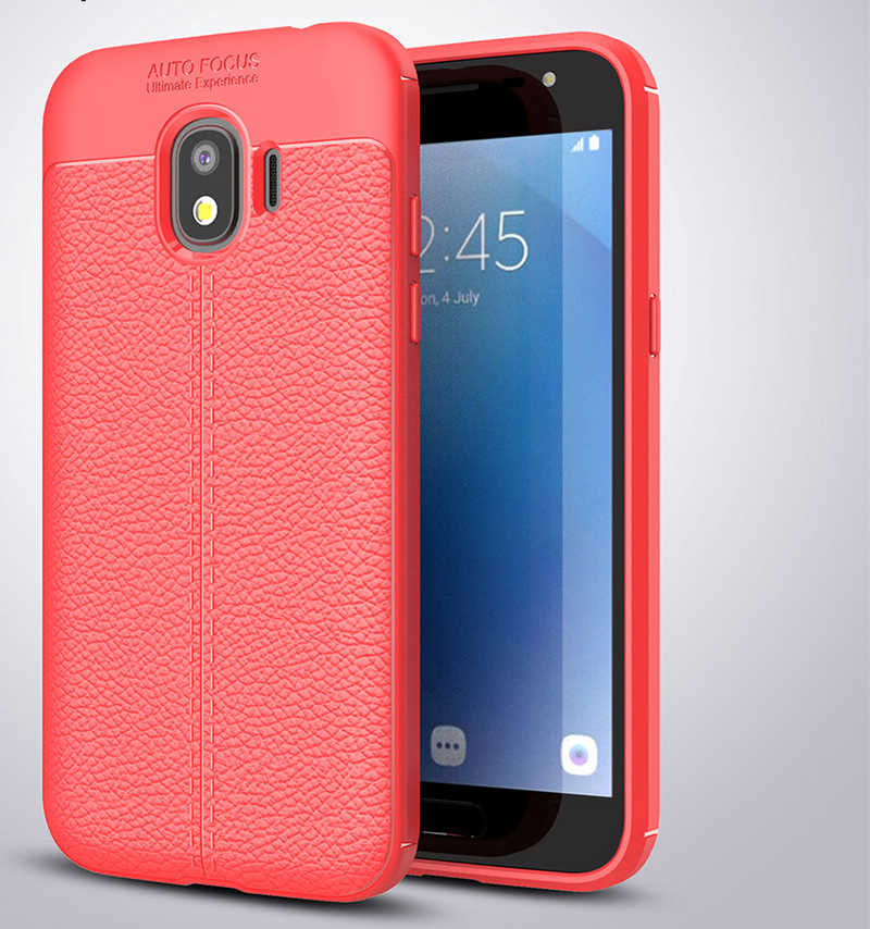 Galaxy J2 Pro 2018 Kılıf Zore Niss Silikon Kapak Kırmızı