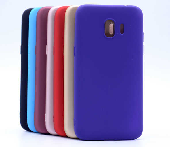 Galaxy J2 Pro 2018 Kılıf Zore Premier Silikon Kapak Mavi