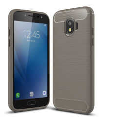 Galaxy J2 Pro 2018 Kılıf Zore Room Silikon Kapak Gri