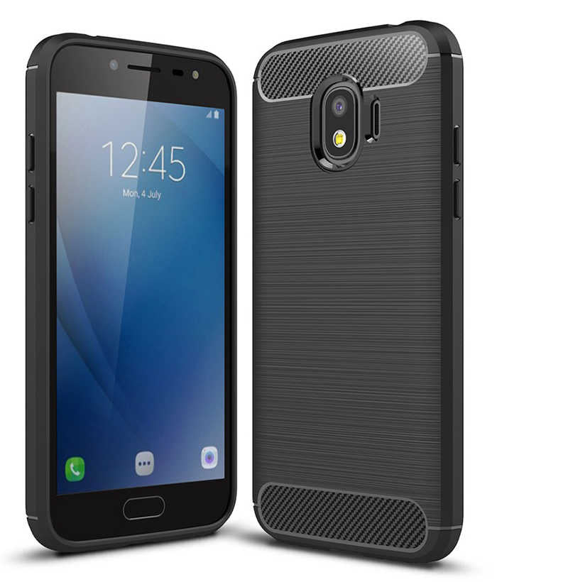 Galaxy J2 Pro 2018 Kılıf Zore Room Silikon Kapak Siyah