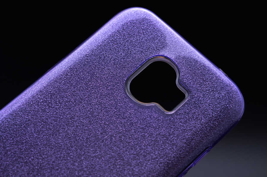 Galaxy J2 Pro 2018 Kılıf Zore Shining Silikon Gümüş