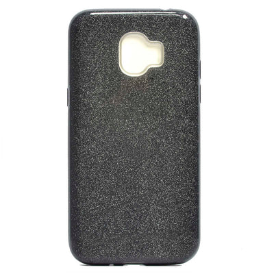 Galaxy J2 Pro 2018 Kılıf Zore Shining Silikon Siyah