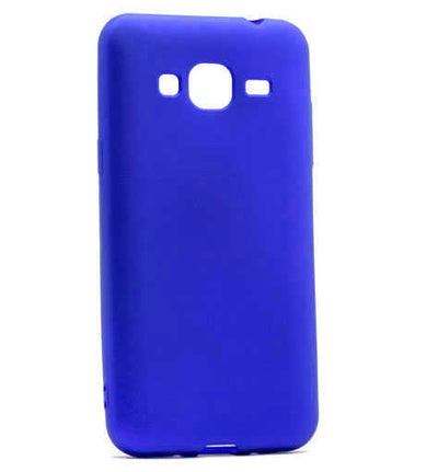 Galaxy J3 Kılıf Zore Premier Silikon Kapak Saks Mavi
