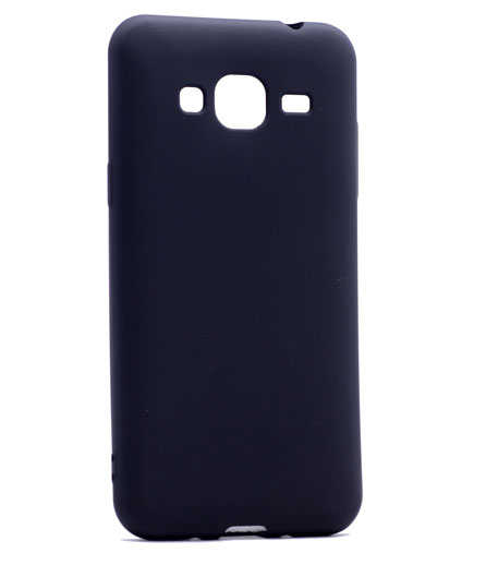 Galaxy J3 Kılıf Zore Premier Silikon Kapak Siyah