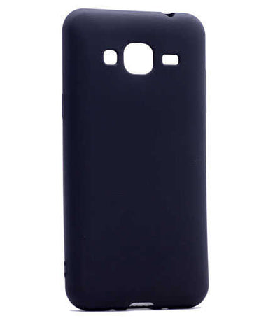 Galaxy J3 Kılıf Zore Premier Silikon Kapak Siyah