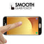 Galaxy J330 Pro Zore Kenarları Kırılmaya Dayanıklı Cam Ekran Koruyucu Beyaz