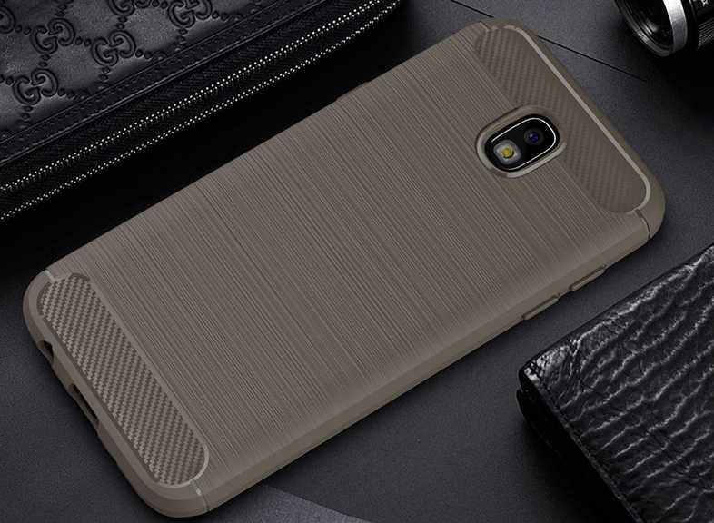 Galaxy J330 Pro Kılıf Zore Room Silikon Kapak Gri