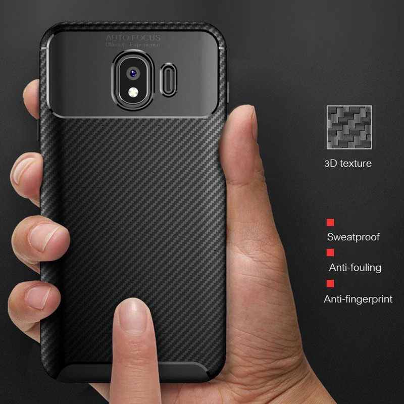 Galaxy J4 Kılıf Zore Negro Silikon Kapak Siyah