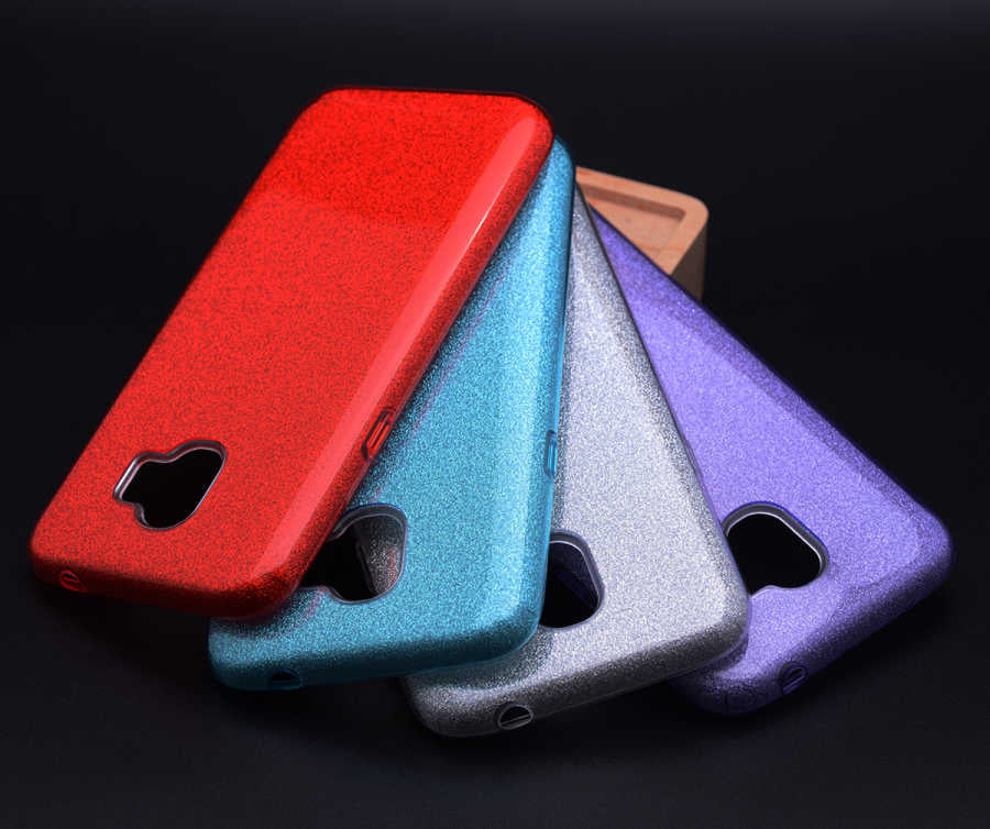 Galaxy J4 Kılıf Zore Shining Silikon Mor