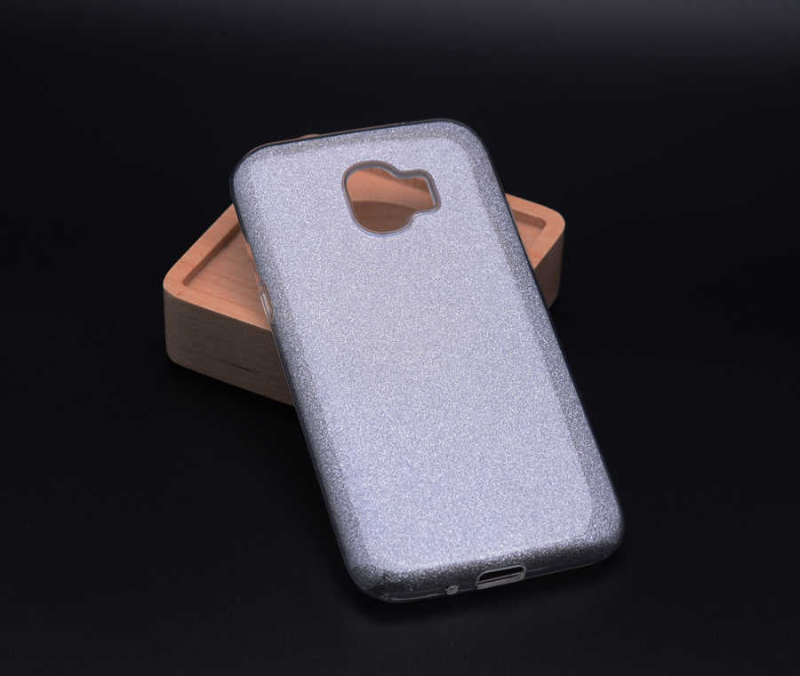 Galaxy J4 Kılıf Zore Shining Silikon Rose Gold