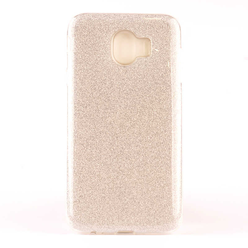 Galaxy J4 Kılıf Zore Shining Silikon Gümüş